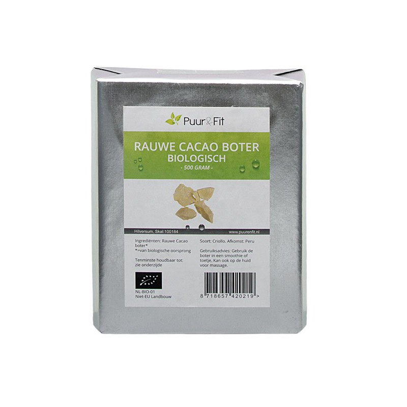 rauwe Cacao boter kopen | 500 gram - Puur &