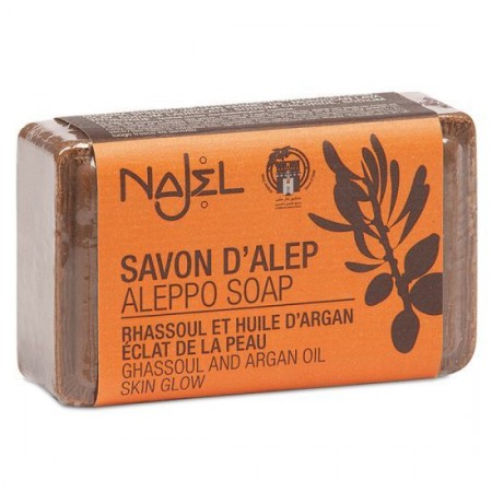 Aleppo zeep met arganolie en lava-aarde (100g - Najel)