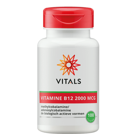 Vitals vitamine B12 2000 MCG zuigtabletten