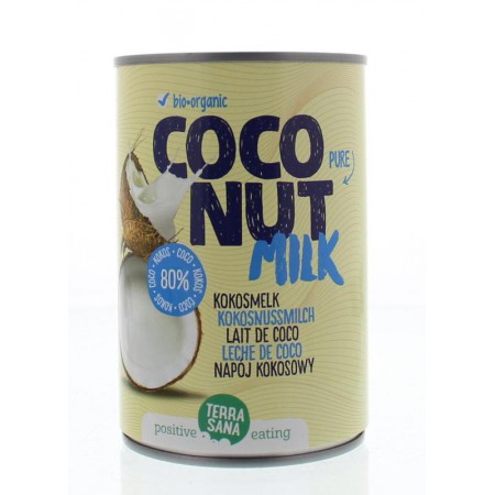 Ver weg revolutie Wat is er mis Biologische kokosmelk 80% kokos (400ml - Terrasana)