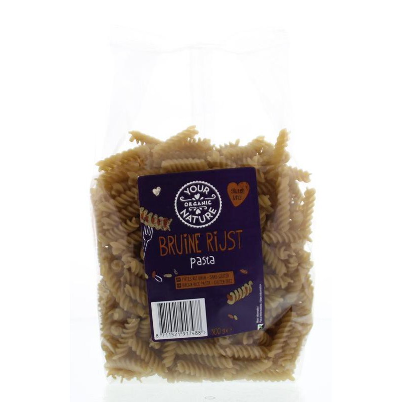 Autonoom replica Bruidegom Bruine rijst pasta BIO | 500g glutenvrije pasta -Your Organic Nature