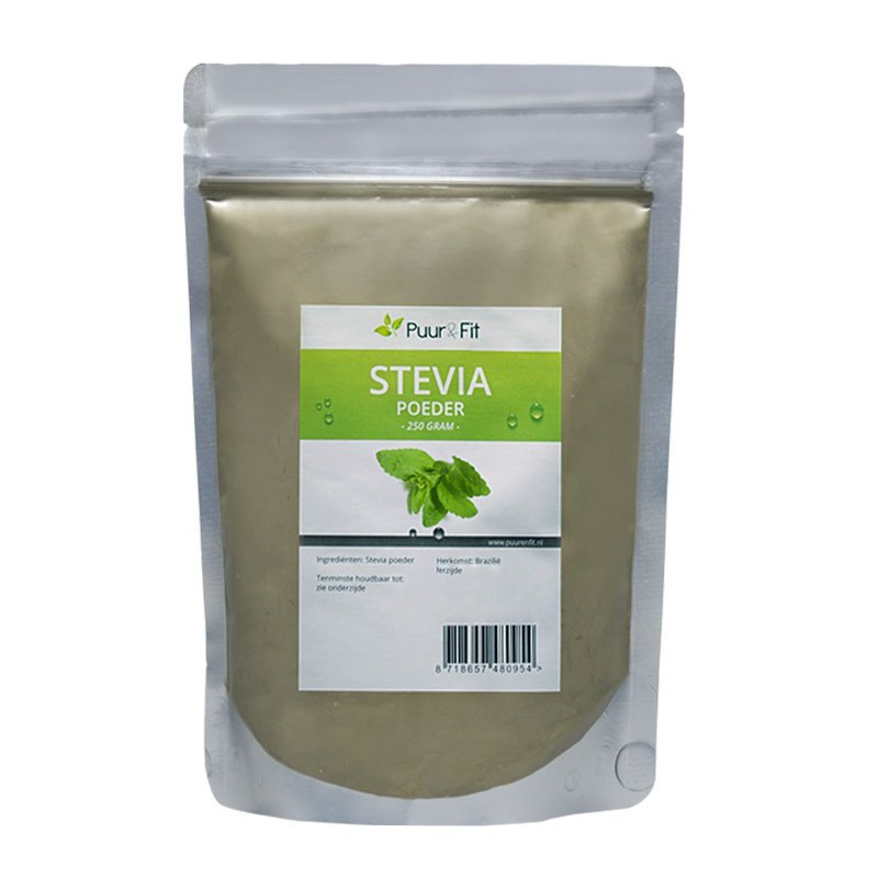 Raap Onderzoek theater Stevia poeder kopen | 250 gram - Puur & Fit