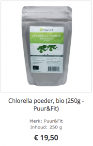 biologische chlorellapoeder kopen