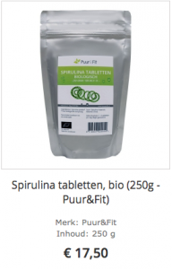 biologische spirulina tabletten kopen